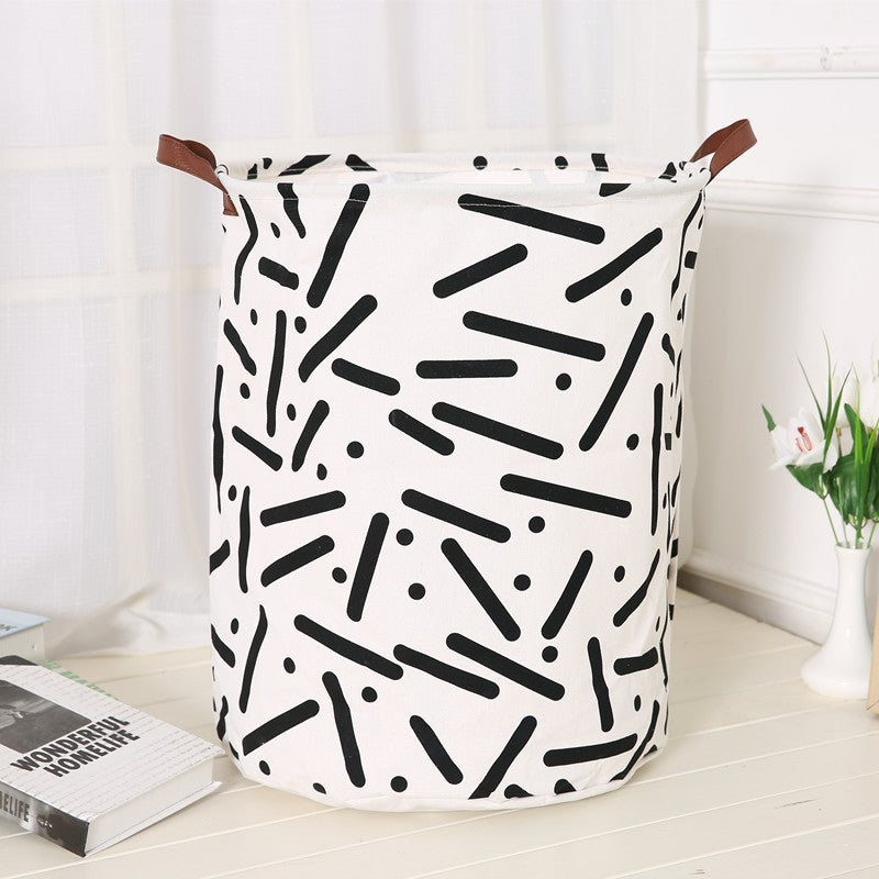 Nordic Style Home Fabric Storage Bucket